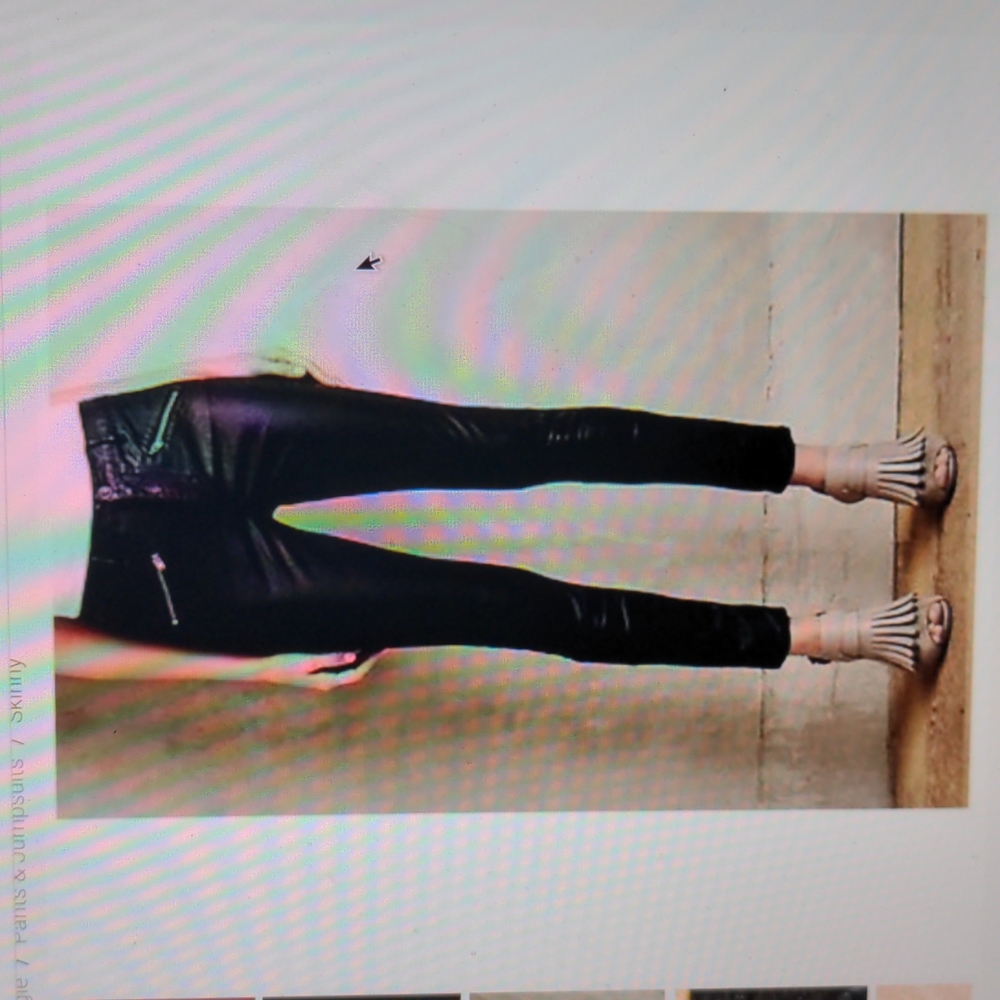 Anthropologie Pilcro Faux Leather Pants